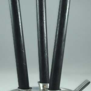 Vela palito Preta 15cm