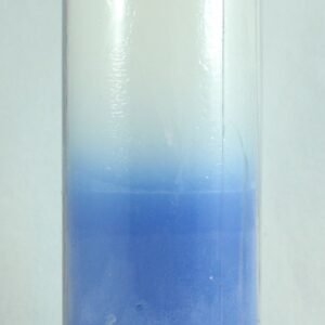 Vela 7 dias branca e azul